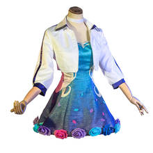 LOL KDA Seraphine Cosplay Custume Dress Coat Uniform Women Game Customes Halloween Party Fancy Dress 2024 - buy cheap