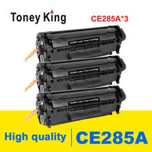 Toney king cartucho de toner ce285a 85a 285a, 3 peças, compatível com hp laser jet p1102 p1102w pro m1130 m1132 m1134 m1212 impressora 2024 - compre barato