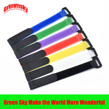 10Pcs/Lot Wire Reusable Cord Organizer Wire 20X2cm Colorful Computer Data Cable Power Cable Tie 2024 - buy cheap