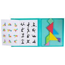 Magnetic tangram children's educational early education Montessori  toys wooden teaching aids development puzzle toy gift 2024 - buy cheap