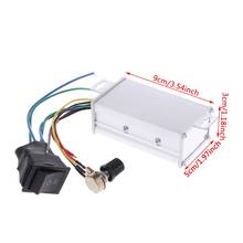 Dc 12v 24v 36v 48v controlador pwm reversível pwm de controle de velocidade do motor softstart dropshipping 2024 - compre barato