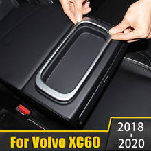 Suporte de copo de água para interior do carro, adesivo de aço inoxidável para volvo xc60 2018 2019 2020 acessórios 2024 - compre barato
