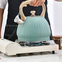 Water Kettles With Whistle Appetite Vintage Stainless Steel Cookware For Kitchen Induction Cooker for Gas Stove Camping Tea pot 2024 - buy cheap