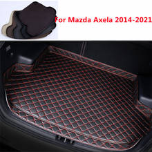 Alfombrillas especiales de alta calidad para maletero de coche Mazda Axela (2014-2021), alfombras impermeables para maletero, forro de carga, 2015, 2016, 2017, 2018, 2019 2024 - compra barato