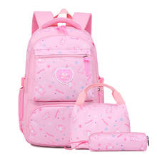 3pcs/set children school bags girls orthopedic schoolbags kids princess backpack primary school backpacks Pencil case mochila 2024 - buy cheap