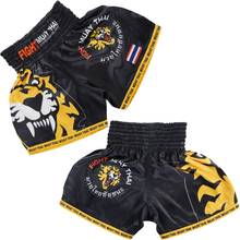 Pantalones cortos de Kickboxing MMa Muay Thai para hombre, entrenamiento de Kick Boxing de Tigre, bañadores de combate, Fitness, gimnasio, ropa deportiva para adultos 2024 - compra barato