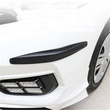 Adesivo protetor de para-choque automotivo universal, faixa decorativa antiarranhões para bordas de automóveis 2 peças 2024 - compre barato