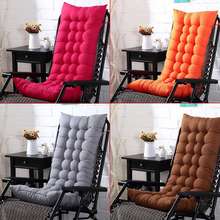 Solid long Cushion Mat For Recliner Rocking Rattan Chair Folding Thick Garden Sun Lounge Seat Cushion Sofa Tatami Mat No Chair 2024 - buy cheap