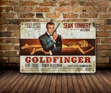 James Bond Metal Poster 007 Retro Tin Signs Pub Cafe Bar Garage Retro Marks Plaque Iron Painting Wall Poster Home Hanging 30x40 2024 - buy cheap