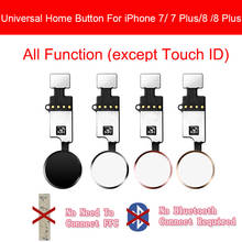 Universal Home Button For iPhone 7 7 plus 8 8 Plus Button Flex Cable Restore Menu Keypad Return Function No Touch ID Replacement 2024 - buy cheap