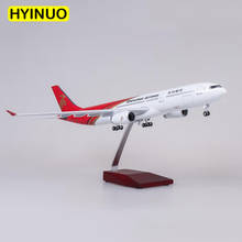 47CM 1/135 Scale Shenzhen Airlines Red&White Airbus A330 Model Aircraft Airway W Base Wheel Lights Resin Plane Toy Collection 2024 - buy cheap