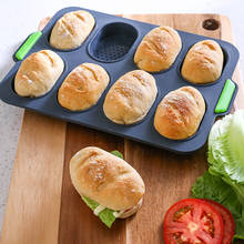 Non-Stick Bread Mold Party DIY Mini Baguette Baking Tray Silicone Round Baker Baking Tool Baguette Pan 2024 - buy cheap