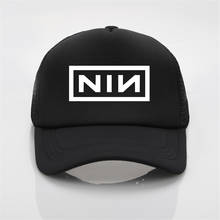 fashion net cap Nine Inch Nails printing baseball cap Men women Summer Trend Cap New Youth Joker sun hat Beach Visor hat 2024 - buy cheap