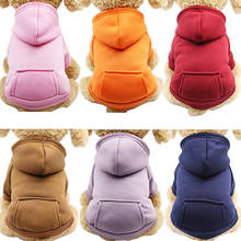 Solid Color Pet Dog Fleece Sweater for Dogs Warm Dog Clothes Dog Cool Hoodie Soft Puppy Dog Pet Clothes Sweatshirt Dog Costume 2024 - buy cheap