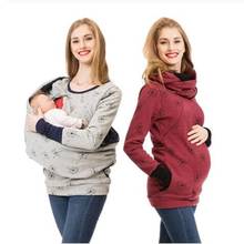 Winter Autumn Maternity Nursing Hoodie Sweatshirt Pregnancy Clothes Pregnant Women Breastfeeding Sweater Shirts T Shirt Top 2021 2024 - buy cheap