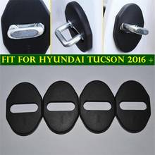 Lapetus-cerradura de puerta interior + tope de brazo de control de puerta, Kit de embellecedor de cubierta de protección resistente al agua, óxido, apto para Hyundai Tucson 2016-2020, 8 Uds. 2024 - compra barato