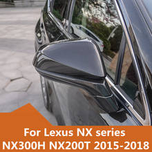 Capa de espelho retrovisor para carro lexus, capa de proteção para espelho retrovisor nx300h nx200t 2010-2019 2024 - compre barato