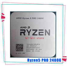 Четырехъядерный процессор AMD Ryzen 5 Pro 2400G R5 Pro 2400G 3,6 ГГц с четырехъядерным процессором 65 Вт YD240BC5M4MFB Socket AM4 2024 - купить недорого