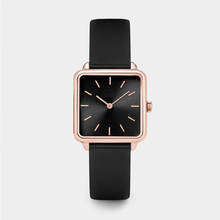 Роскошные часы для женщин модные кожаные наручные часы ремешок бизнес кварцевые женские Hodinky простые брендовые часы Relogio Feminino 2024 - купить недорого