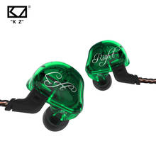 KZ ZSR Hybrid Headphones 1DD+2BA Six Drivers In Ear Earphone Armature And Dynamic HIFI Bass With Replaced Cable HIFI Earbuds 2024 - buy cheap