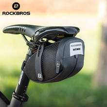 Водонепроницаемая Велосумка ROCKBROS, большая велосипедная сумка на седло со скрытым пространством, светоотражающие Аксессуары для горных велосипедов 2024 - купить недорого