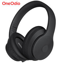 Oneodio, fones de ouvido antirruído, fones de ouvido sem fio A40, cancelamento de ruído ativo, fone de ouvido bluetooth V5.0, headset ANC com microfone para telefone sobre a orelha 2024 - compre barato