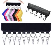 Hot Portable Organizer Hangers Hats Clips Closet Clothes Holder Cap Racks Closet Hanger Socks Storage Hooks Holder Home Storage 2024 - buy cheap