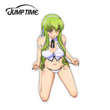 Tempo de pular 13x6.6cm para geass c. c. Adesivos decorativos para prancha de surfe, adesivo à prova d'água de material de vinil para decoração 2024 - compre barato