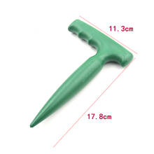 Plastic Green Dibber Digging Hole Tool Garden Bonsai Flower Planting ing Seedling drop shipping 2024 - buy cheap