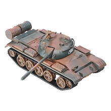 Liga detalhada 1/43 escala tanque modelo kit de construção simulação diy brinquedos hobby 2024 - compre barato