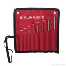 9Pcs Durable Steel Roll Pin Punch Set Tool Kit for removing Pins Professional D22 20 Dropshipping 2024 - buy cheap