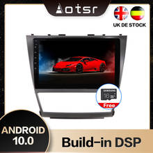 AOTSR 10 дюймов Новый Android 10,0 GPS навигация автомобильный стерео плеер для Toyota Camry 2006-2011 мультимедийный плеер DSP CarPlay WIFI 2024 - купить недорого