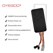 DYEGOO rastreador car gps tracker GT06 SOS button voice record  real time tracking device 2024 - buy cheap