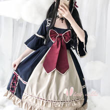 Japanese sweet OP Lolita dress Cos Lolita summer kawaii tea party dress Loli retro Gothic Vestidos 2024 - buy cheap