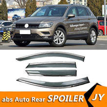 Оконный козырек для Volkswagen Tiguan 2017-2019, защита от солнца и дождя, аксессуары для Tiguan Auto, 4 шт./компл. 2024 - купить недорого