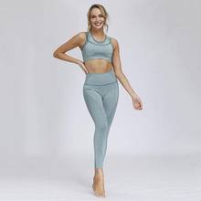 2PCS  Set Women Seamless Yoga Set Female Workout Clothing Gym Set Push Up Sports Bra High Waisted Sport Leggings Women Sportsuit 2024 - buy cheap