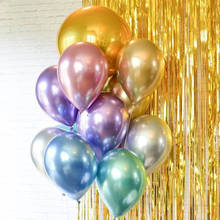 10 pçs 12 polegada cores metálicas balões de látex balões de ar inflável bola para o chuveiro do bebê aniversário festa de casamento suprimentos balão 2024 - compre barato