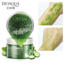 BIOAQUA Cucumber body exfoliating scrub gel deep cleansing moisturizing exxfoliating smooth body whitening skin care scrub gel 2024 - buy cheap