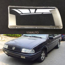 Lente do farol para volkswagen vw santana 2000 farol capa carro luz substituição escudo automático 2024 - compre barato