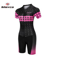 Conjunto de camisa de bicicleta feminina rosa, roupas de ciclismo curtas, kit de roupas de verão, roupa de natação, corrida, ciclismo, 2019 2024 - compre barato