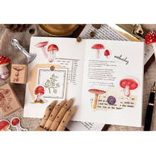 45pcs/pack Creative And Funny Mushroom Collection Scrapbook Stickers Diary Mini Paper  Stationery 2024 - buy cheap