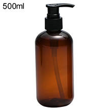 250/500 мл прозрачный пресс-насос, пустая бутылка, многоразовый дозатор для шампуня, лосьона, жидкого мыла, контейнер 2024 - купить недорого