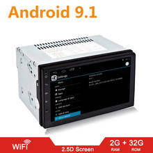Автомагнитола AM/FM, 7 дюймов, 2 Din, Android 9,1, Gps, поддержка Obd2, Wi-Fi, TMPS, USB 2024 - купить недорого