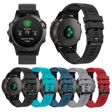 26mm Sport Silicone Watchband Wriststrap for Garmin Fenix 6X 6 6S Pro 5X 5 5S Plus 3 HR 20 22mm Easy Fit Quick Release wirstband 2024 - buy cheap