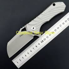 EF901 D2 лезвие 60HRC TC4 ручной складной нож охота кемпинг Выживание карманный нож для повседневного использования уличные многофункциональные инструменты OEM Рождественский подарок 2024 - купить недорого
