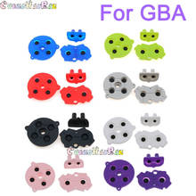 Chenghaoran botões condutores de borracha, 1 conjunto de 8 cores para gba reposição para nintendo game boy 2024 - compre barato