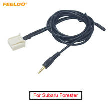 Автомобильный аудиокабель FEELDO 1 шт., разъем 3,5 мм, с микрофоном для Subaru Forester 2013, AUX 2024 - купить недорого
