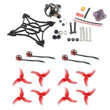 JMT DIY FPV Racing Drone Accessory Kit 100mm Frame Kit Supra-F4-12A Flight Controller 1103 7000kv Motors Canopy 2.5inch Props 2024 - buy cheap