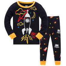 Пижама для мальчиков с принтом «большая мечта»; Детская одежда для сна с акулой; Детская одежда для сна с животными; Рождественская Пижама; Пижамы для детей 3-8 лет 2024 - купить недорого