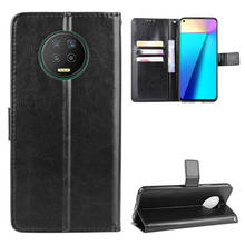 For Infinix Note 7 Case Luxury Flip PU Leather Wallet Lanyard Stand Shockproof Case For Infinix Note 7 Note7 Phone Bags 2024 - buy cheap